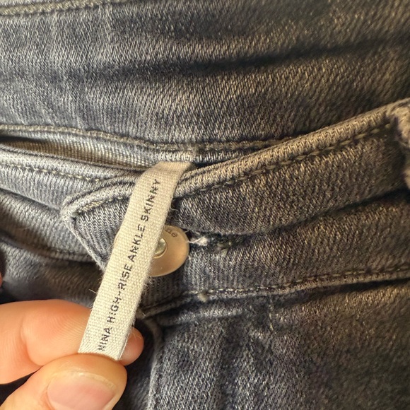 Rag & Bone- Nina high rise ankle skinny jeans - Picture 3 of 6